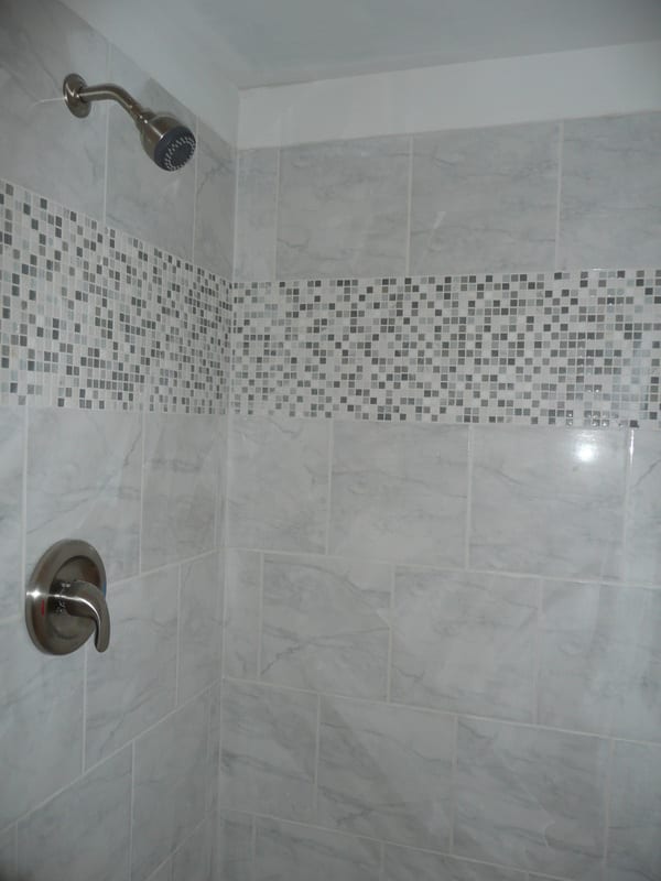 Custom Shower Tile Renovation